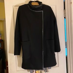 Barely worn sharp black wool blend cot by Madewell